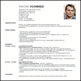 acquisitiemedewerker voorbeeld cv thumb