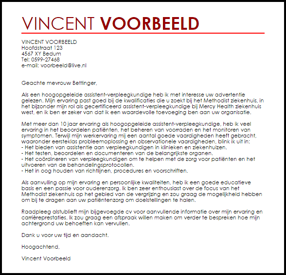 gecertificeerd assistent verpleegkundige